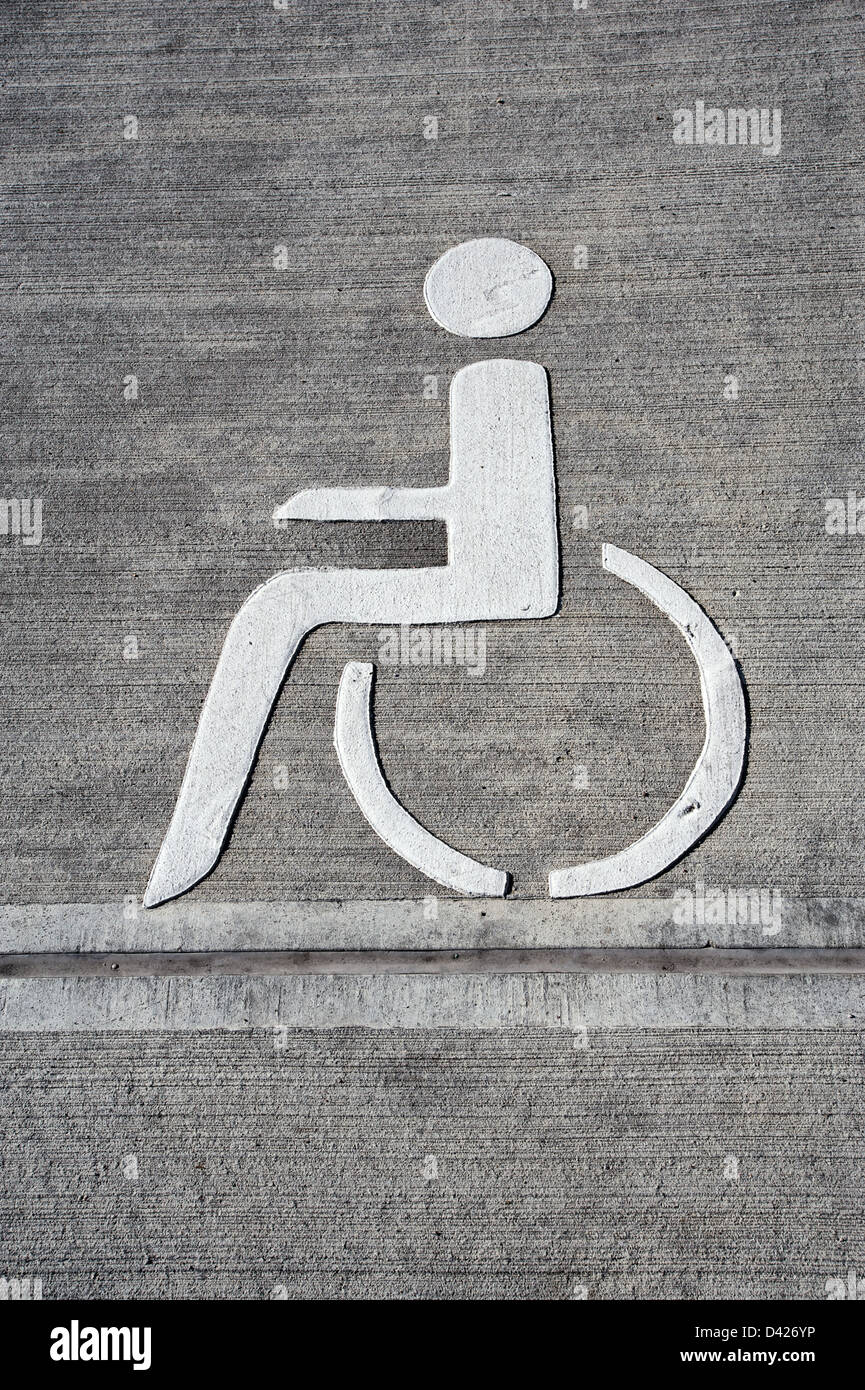 Hamburg, Germany, wheelchair pictogram Stock Photo Alamy
