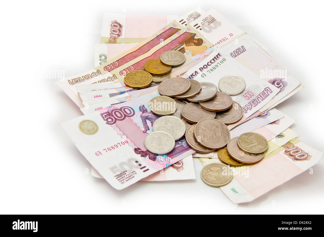 Rouble And Notes High Resolution Stock Photography and Images - Alamy