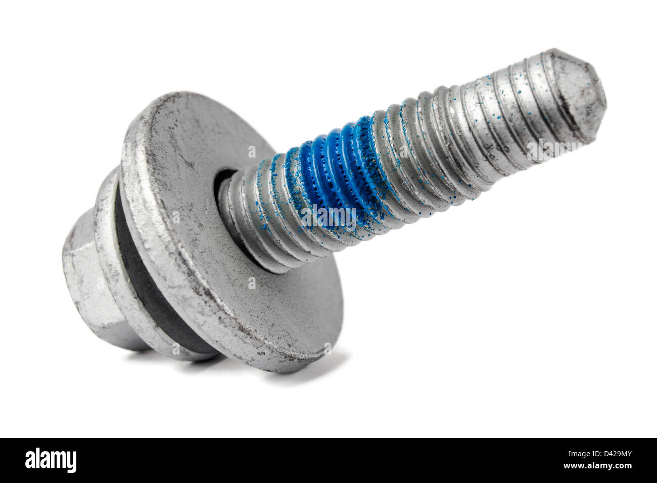 Bolt and washer Stock Photo Alamy