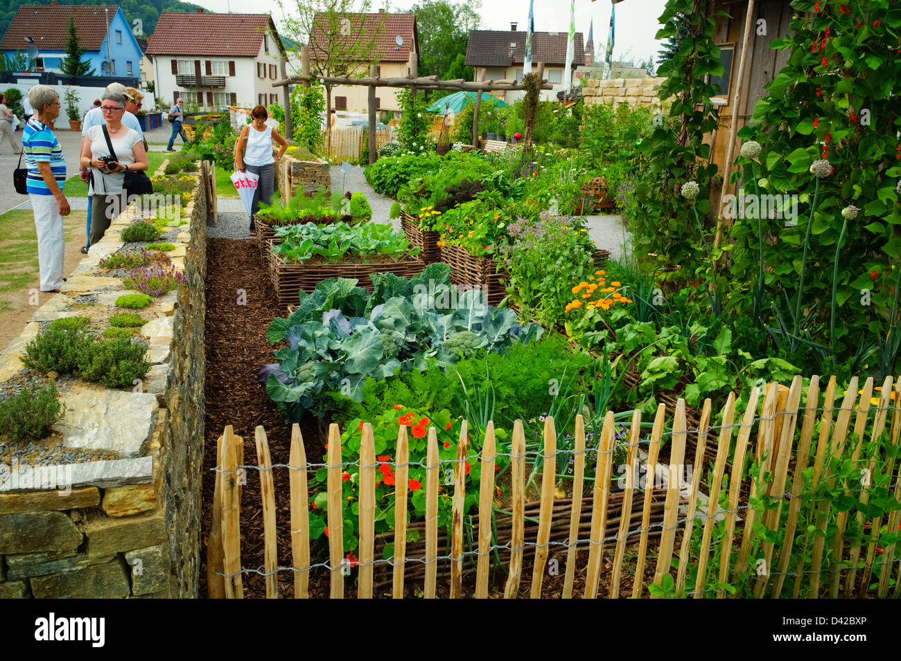 Landesgartenschau Garden Show Nagold Baden-Wuerttemberg Germany Stock Photo