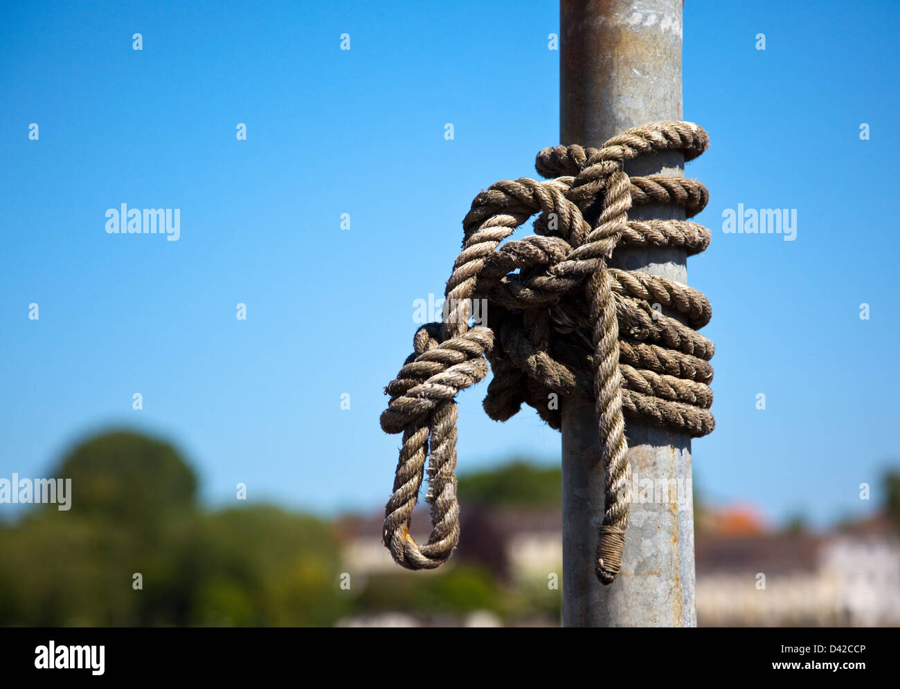 Arnis germany old rope tied hires stock photography and images Alamy