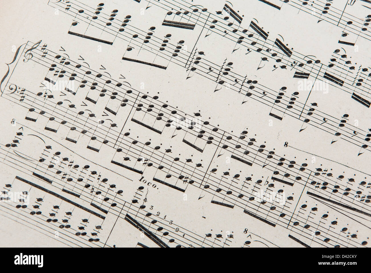 Music notation hires stock photography and images Alamy