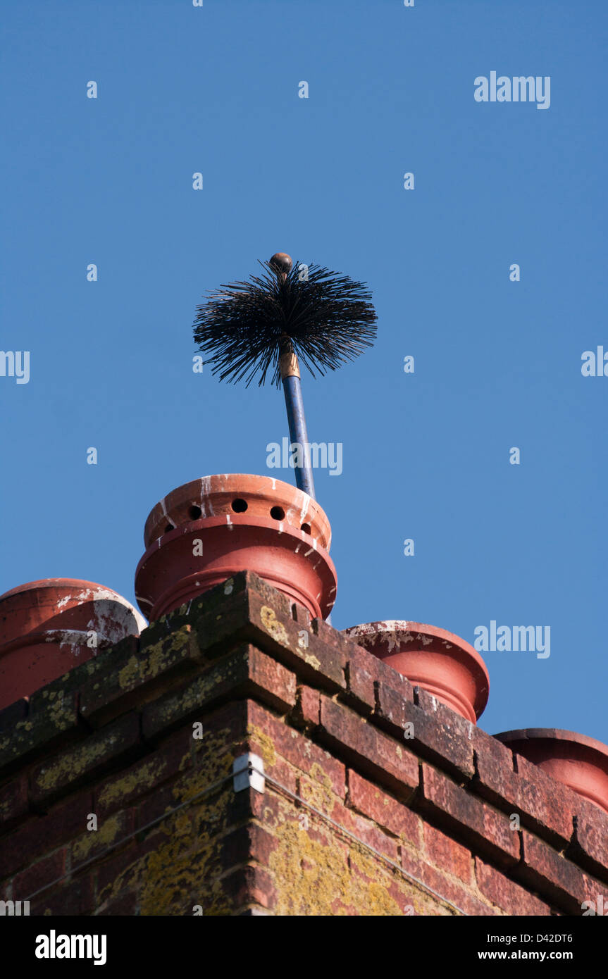 Chimney sweep with broom hires stock photography and images Alamy