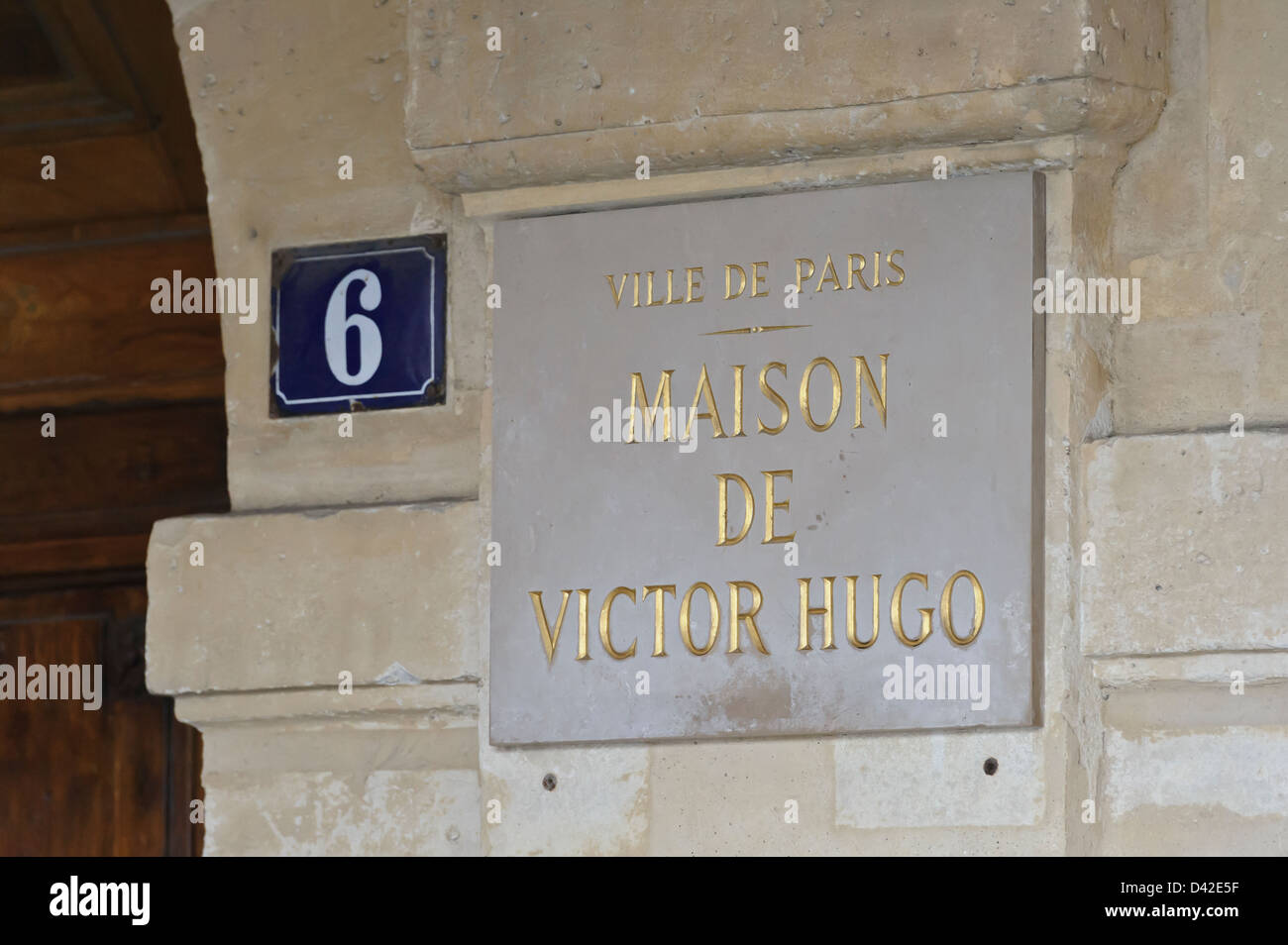 House of Victor Hugo, Paris, France. Stock Photo