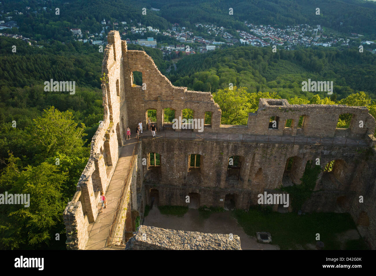 Castle Hohenbaden Baden-Baden Baden-Wuerttemberg Germany Stock Photo