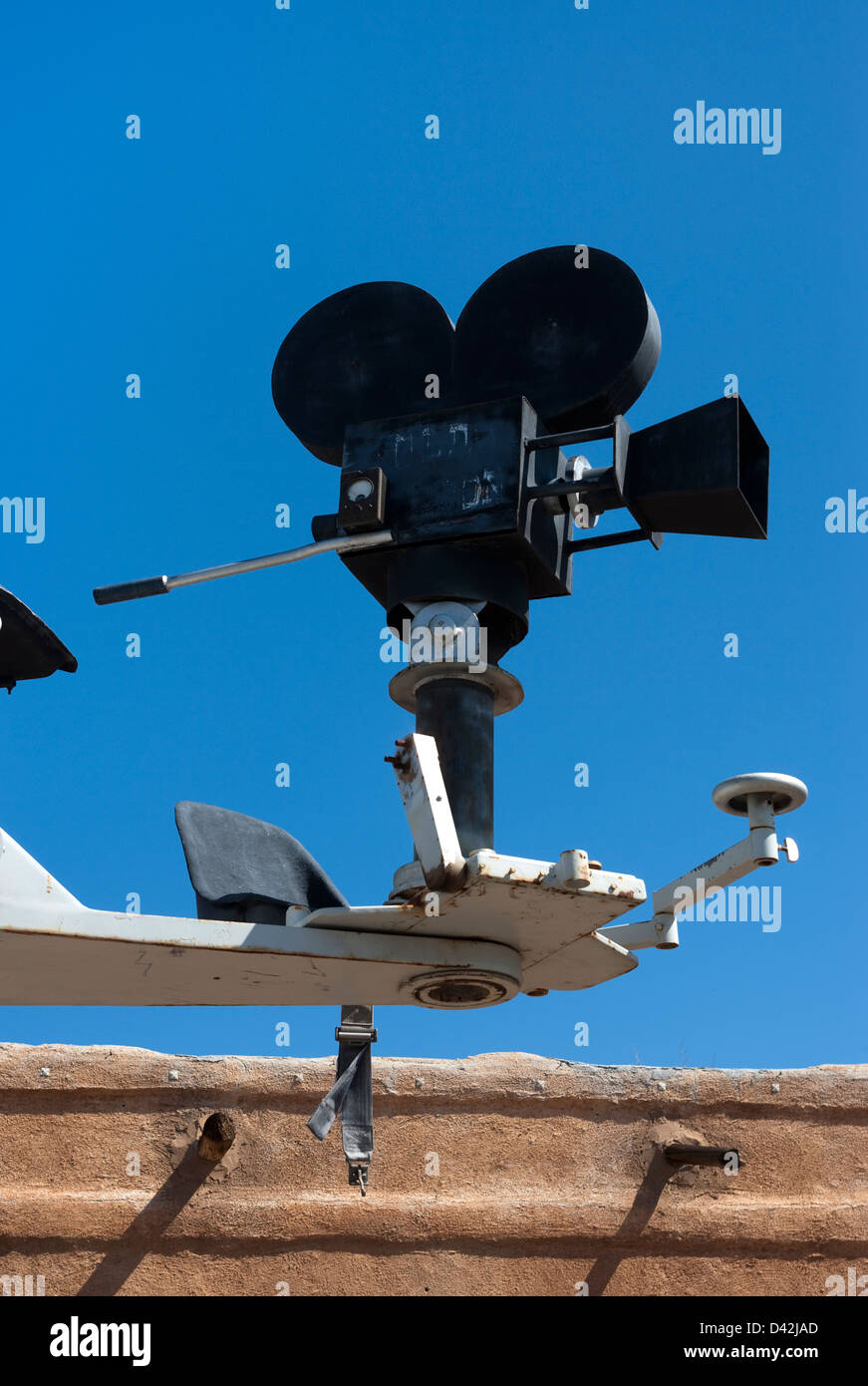 Movie Camera Setup on Crane Stock Photo Alamy