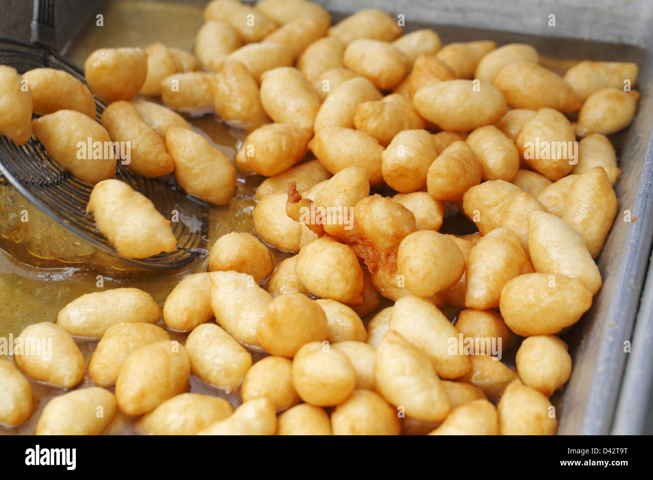 Loukoumades, Greek deep fried puffs Stock Photo Alamy