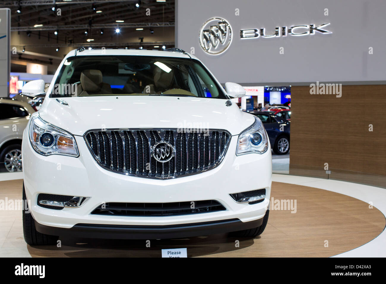 A 2013 Buick Encore on display at the 2013 Washington, DC Auto Show. Stock Photo
