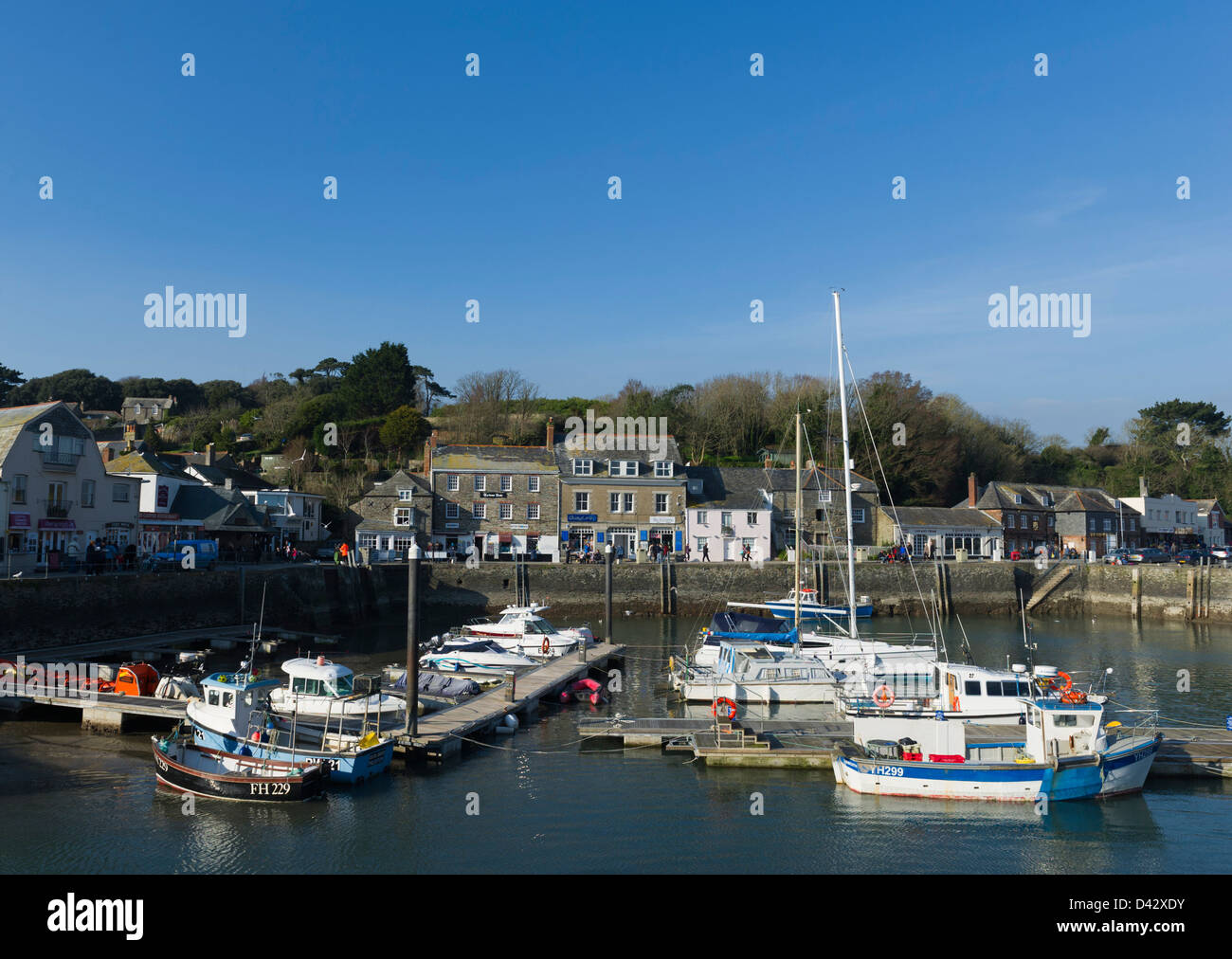Padstow Harbour in Cornwall Stock Photo Alamy