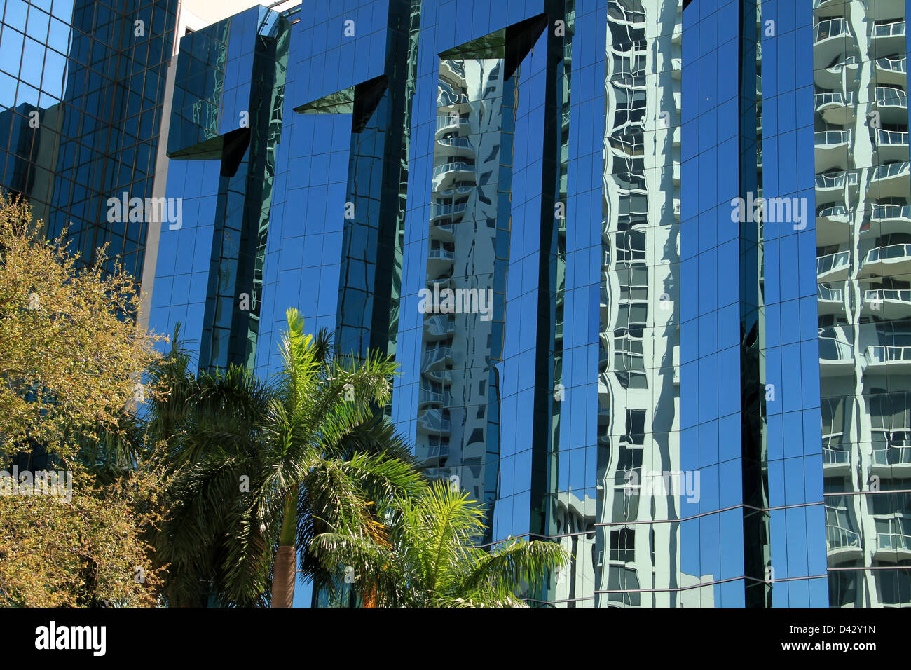High rise building trees miami hi-res stock photography and images - Alamy