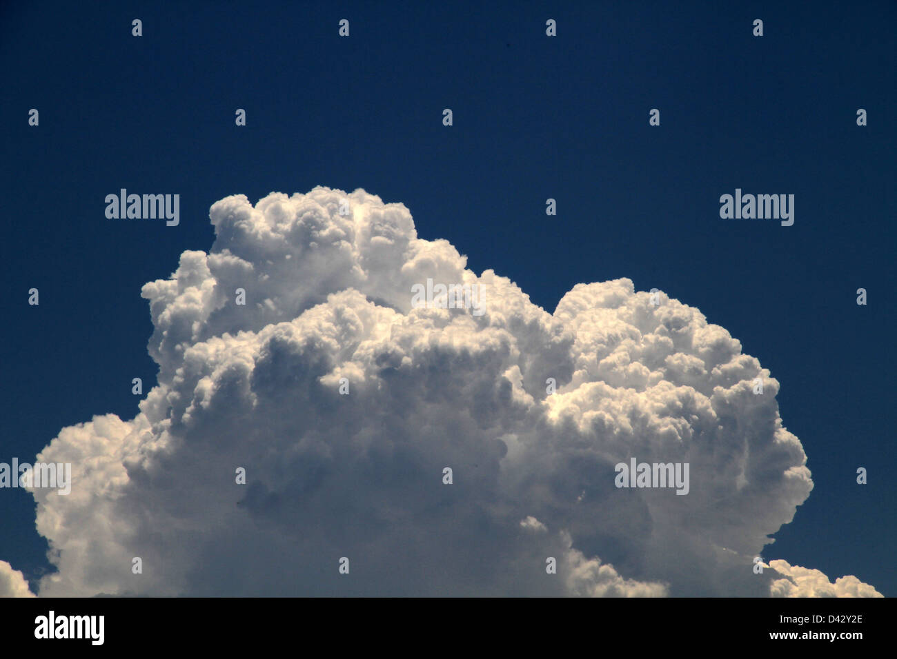 Billowing Cumulus Cloud Stock Photo