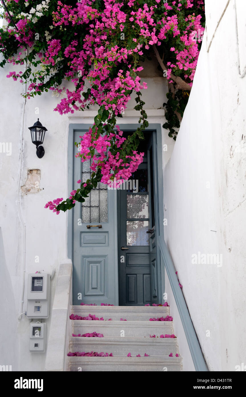 Greece bougainvillea hi-res stock photography and images - Alamy