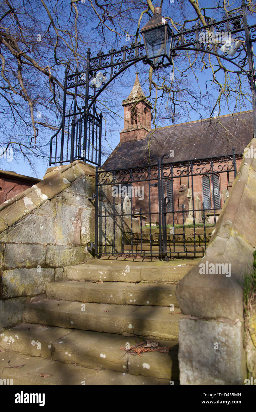 Village of Coddington, England. The 19th century, Church of England, St