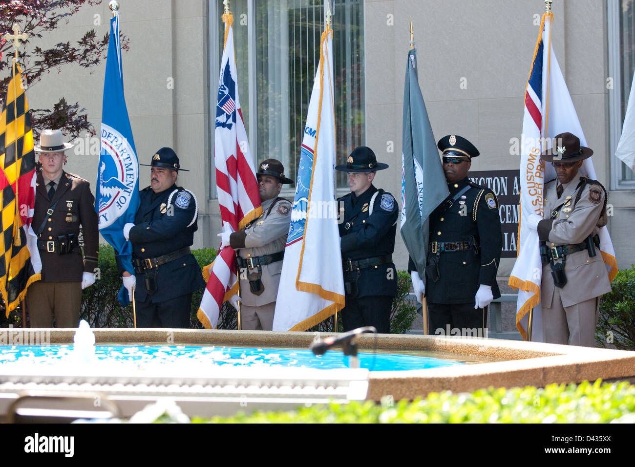 Washington area law enforcement memorial service hi-res stock ...