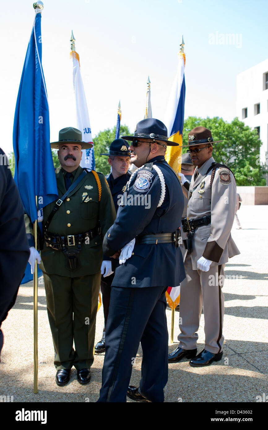 Washington area law enforcement memorial service hi-res stock ...