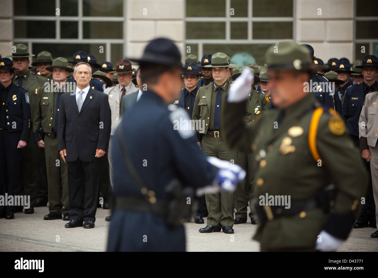 CBP held a wreath-laying ceremony at their headquarters in Washington D ...