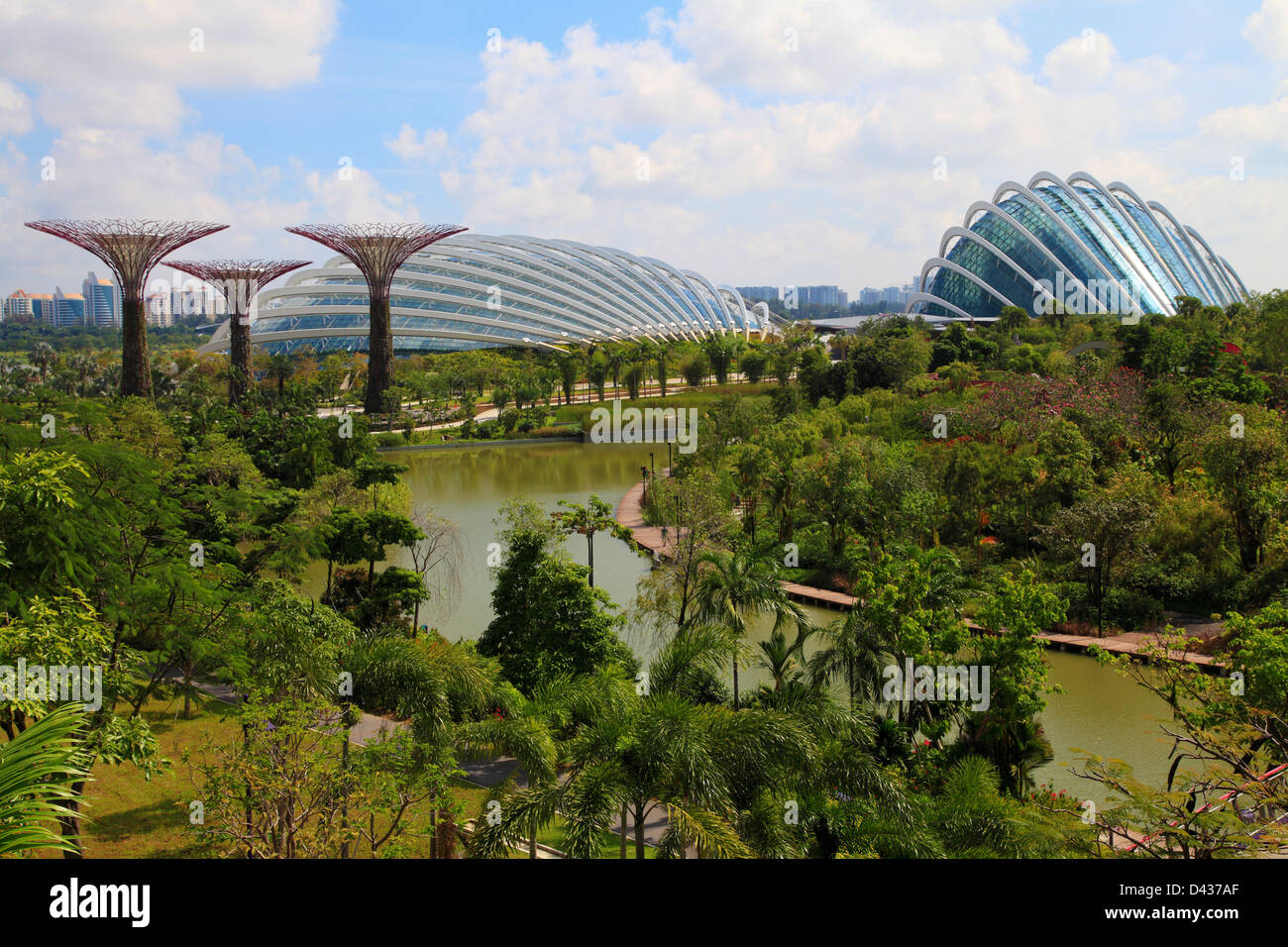 Singapore, Gardens by the Bay, Stock Photo