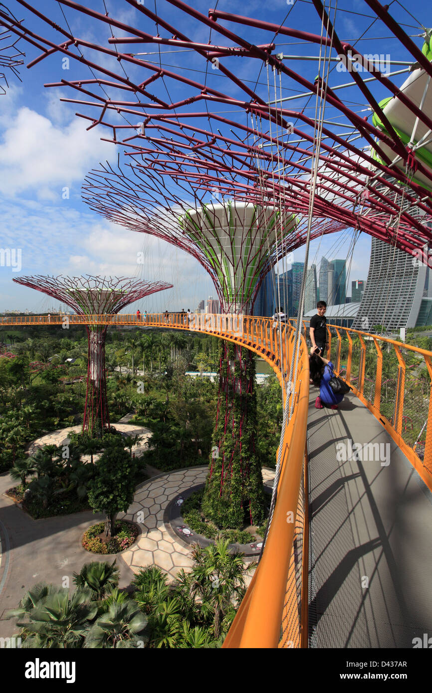 Singapore, Gardens by the Bay, Stock Photo