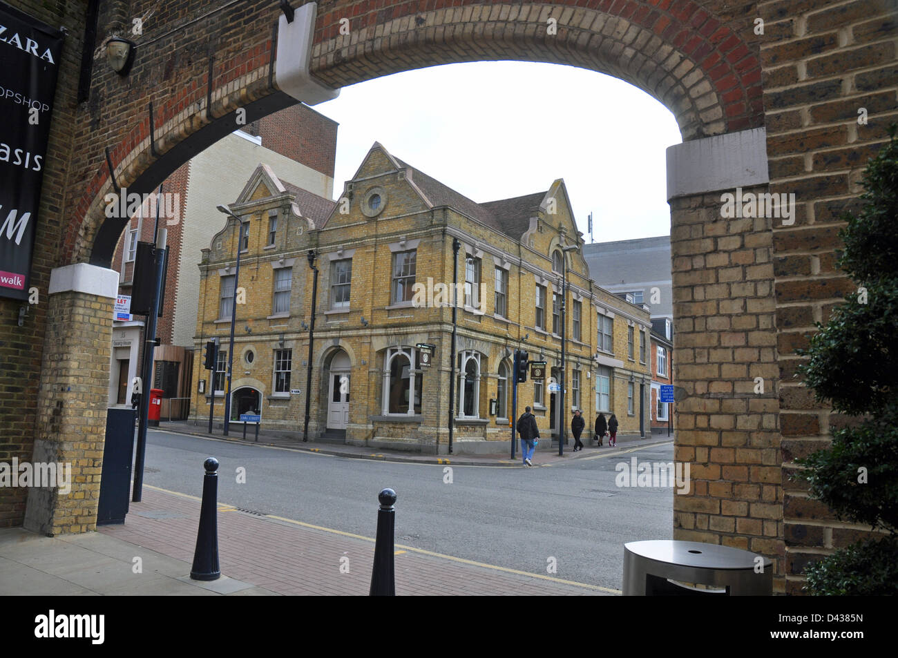 Urban town centre architecture Stock Photo