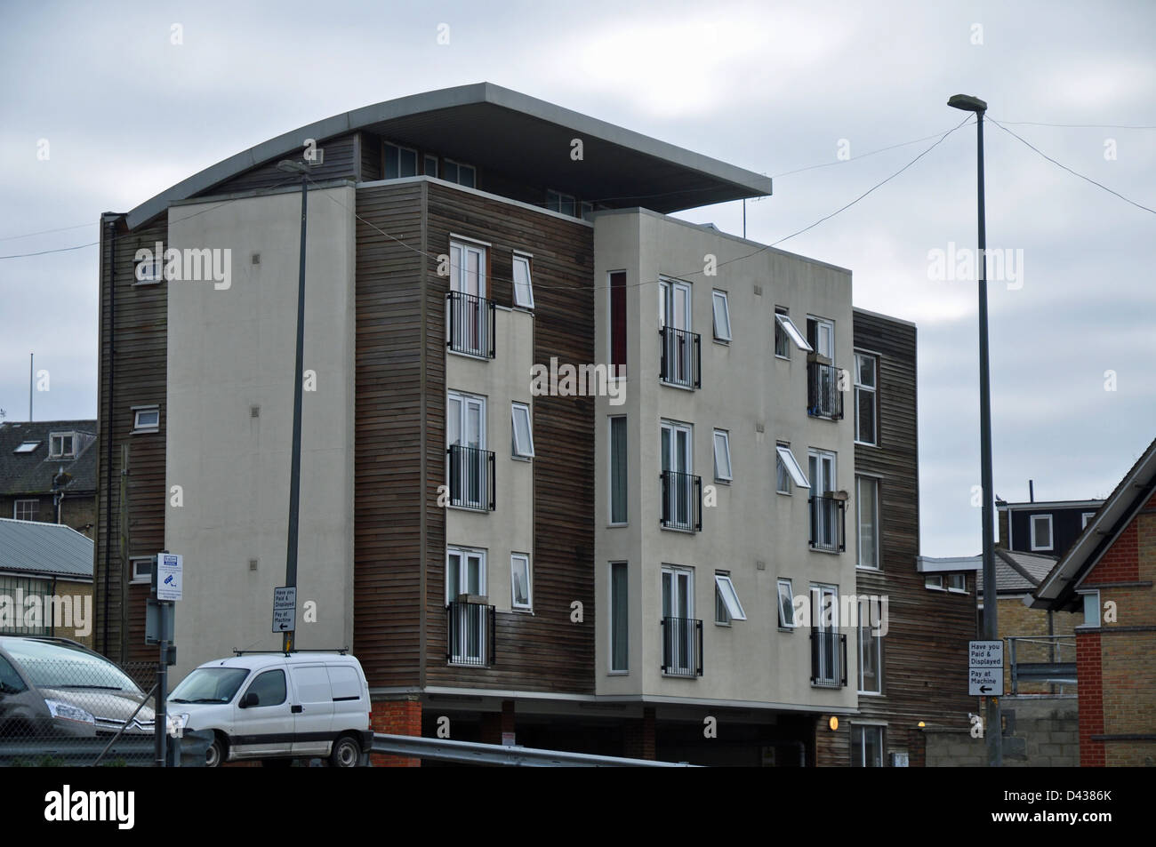 Flats near Maidstone town centre Stock Photo Alamy