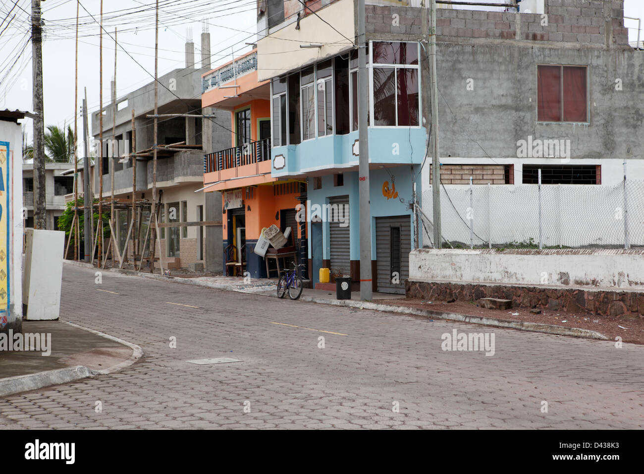 residential buildings Galapagos Islands Stock Photo Alamy