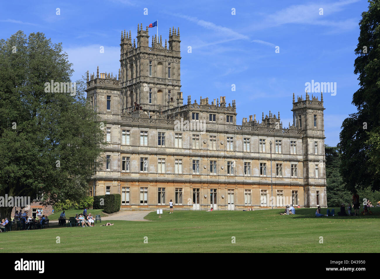 Highclere Castle, home of the Earl and Countess of Carnarvon, and film