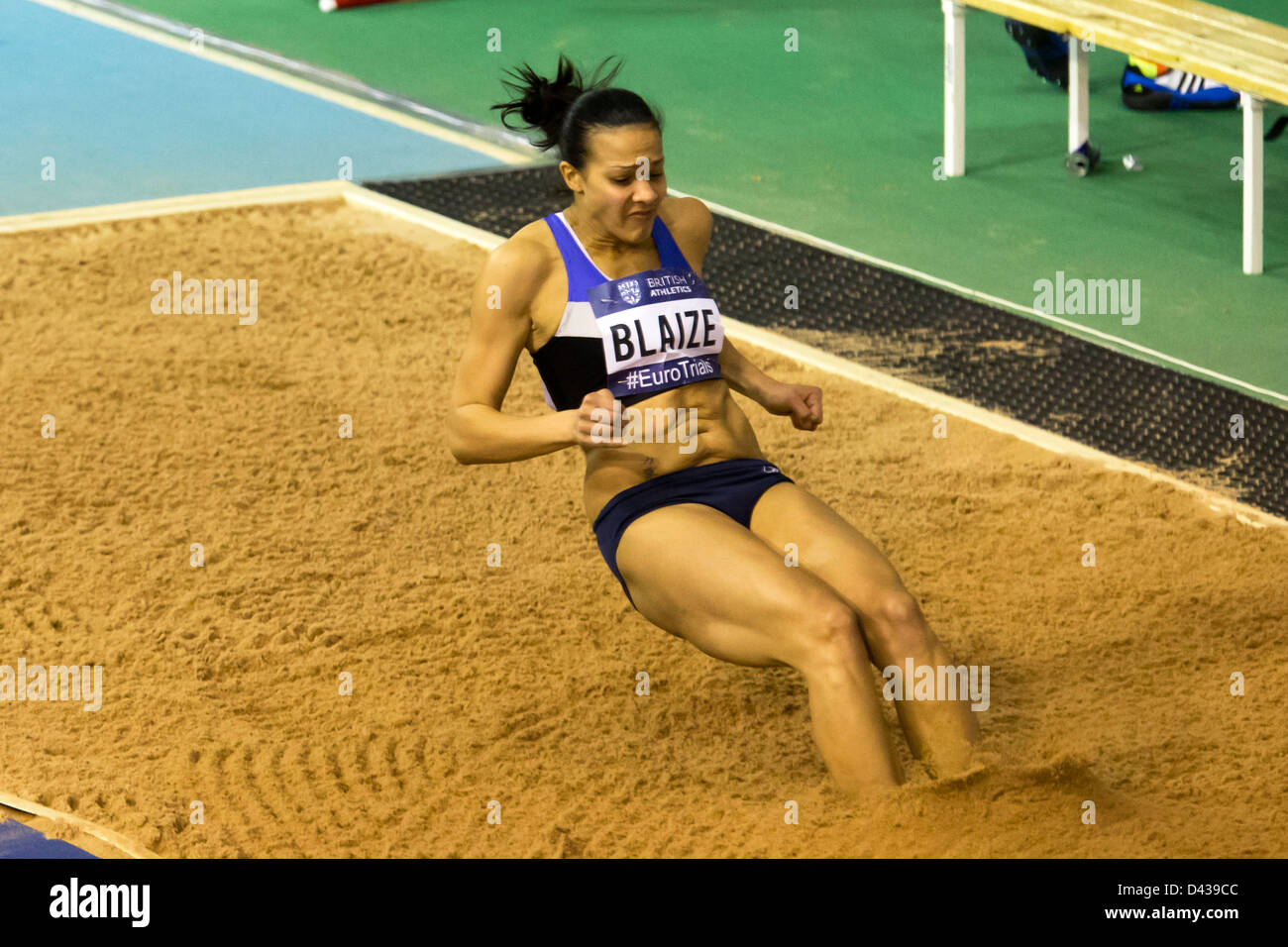 Athlete long jump indoor hires stock photography and images Alamy
