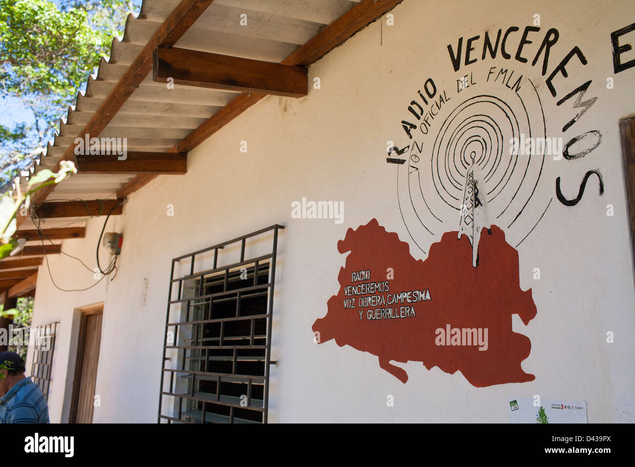 The famous FMLN rebel radio station, Radio Venceremos at the Civil war