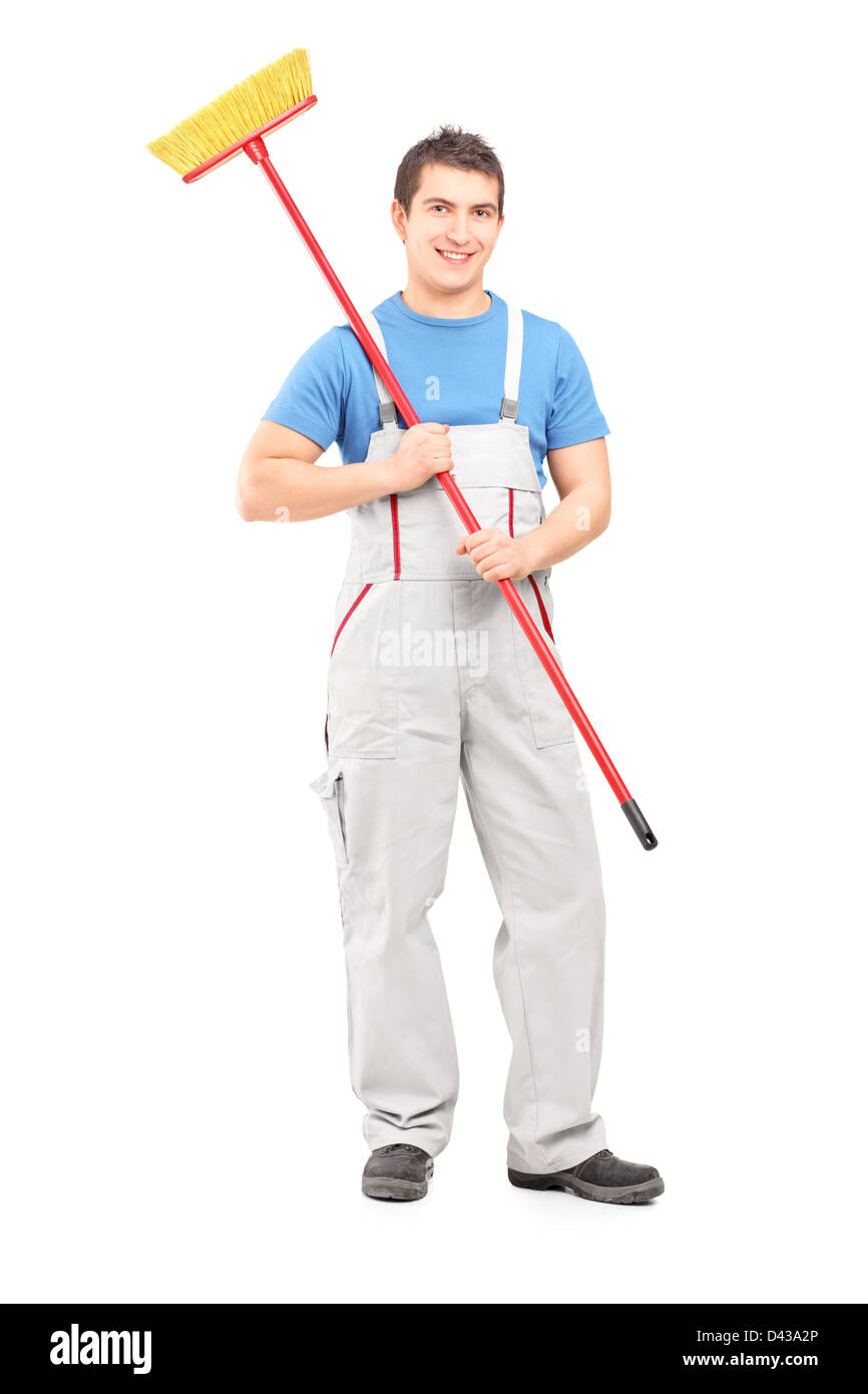 Holding Broom Stock Photos & Holding Broom Stock Images - Alamy