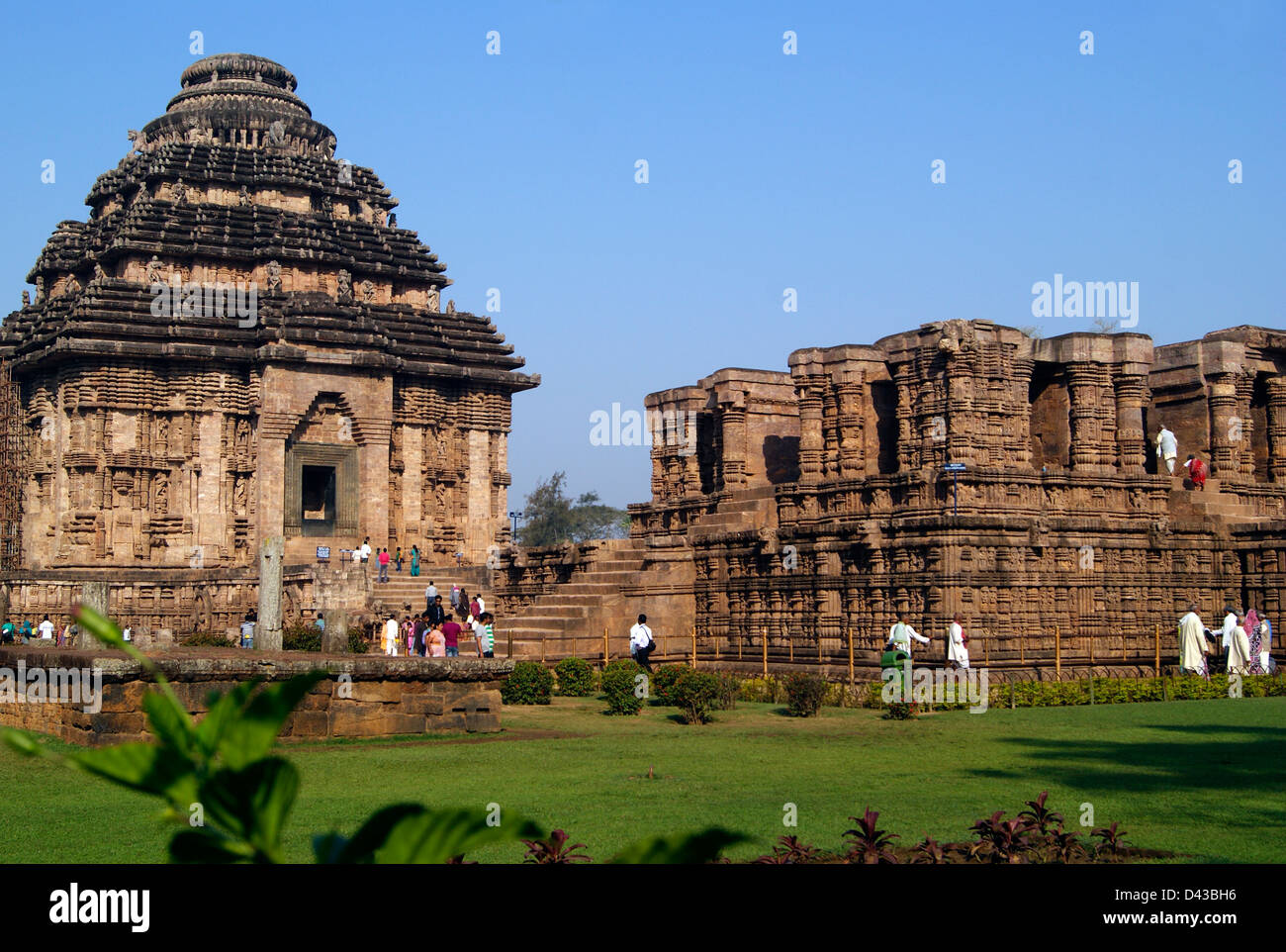Konark Sun Temple India architecture Scenery View Stock Photo
