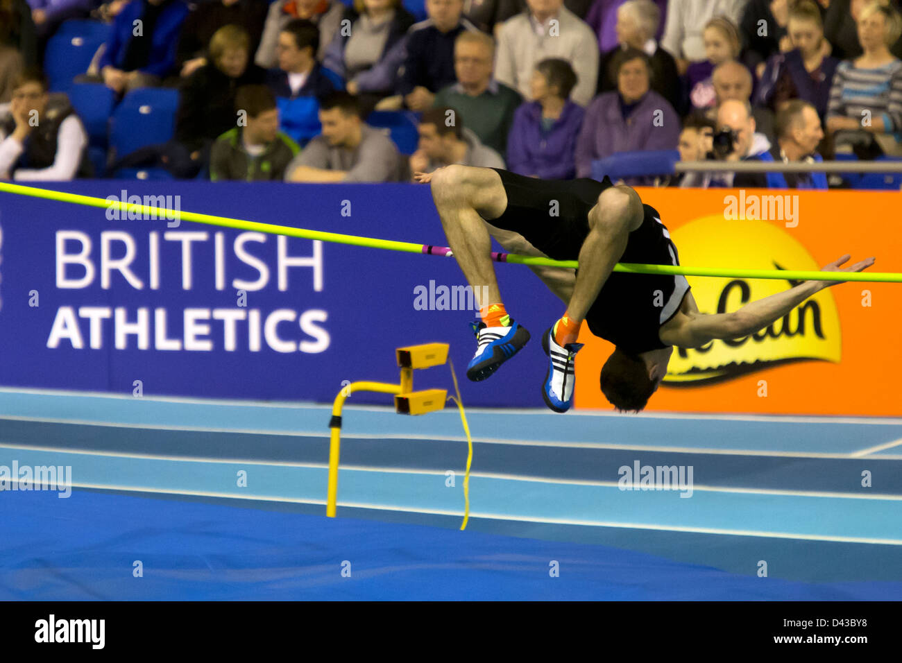 Tom PARSONS, HIGH JUMP Final, 2013 British Athletics European Trials (EIS) Sheffield, UK Stock Photo