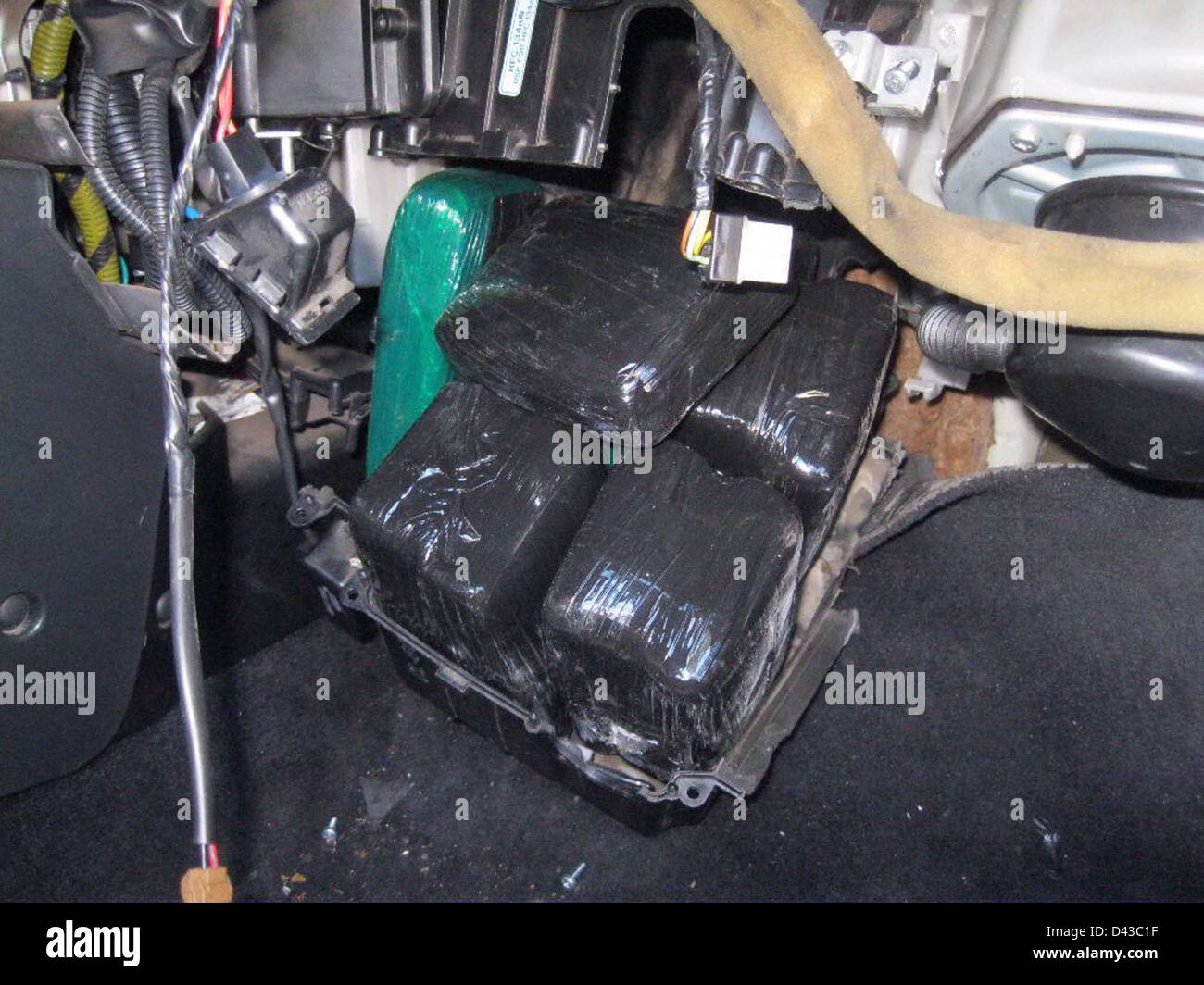 CBP officers discover hidden marijuana packages in the dashboard of a ...