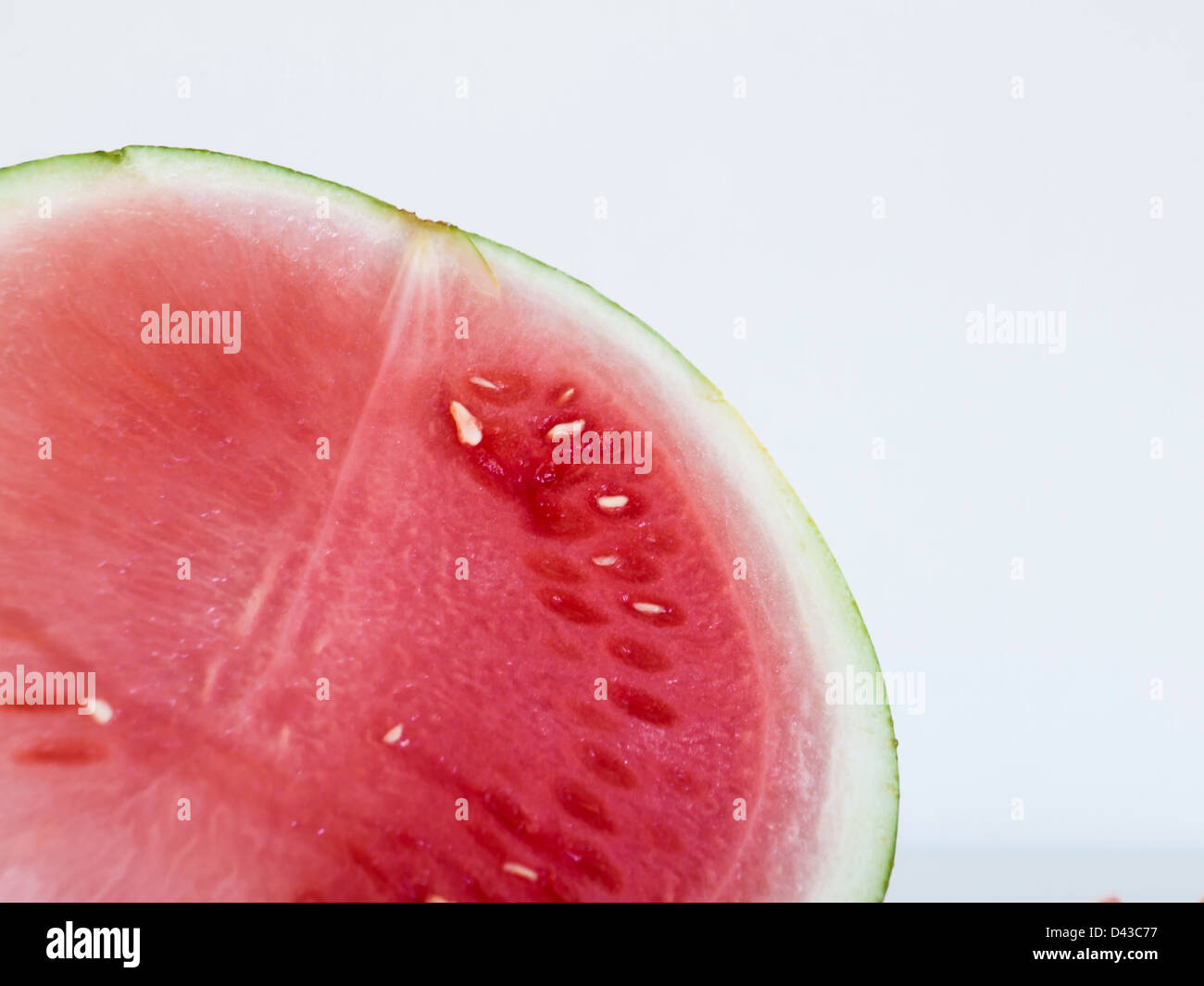 Fresh slices of watermelon on white background Stock Photo - Alamy