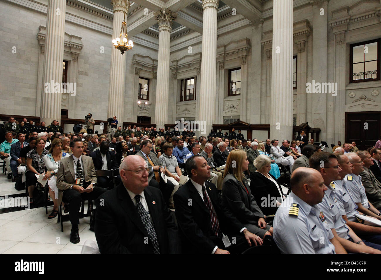 New Orleans Custom House Dedication Ceremony Stock Photo Alamy