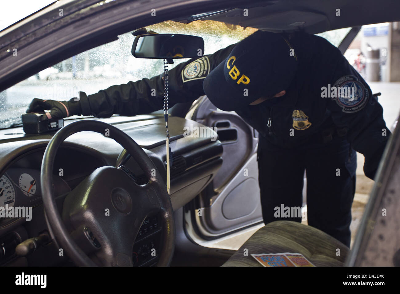 U.S. Customs & Border Protection Provides Security at Southwest Stock