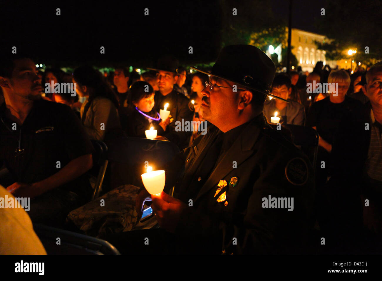 The National Police Week Candle Light Vigil honors law enforcement ...