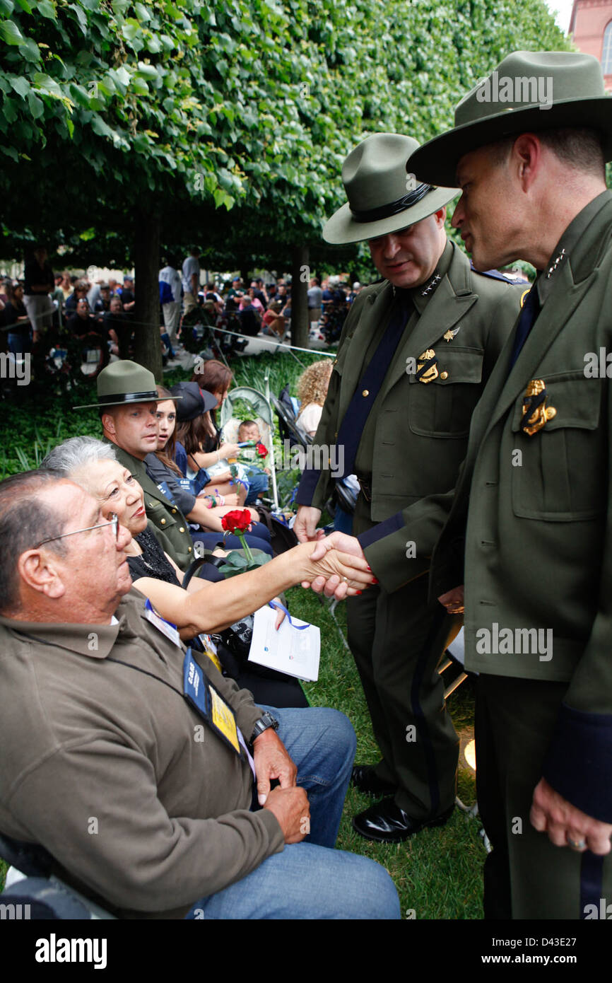 The National Police Week Candlelight Vigil, held annually, honors ...