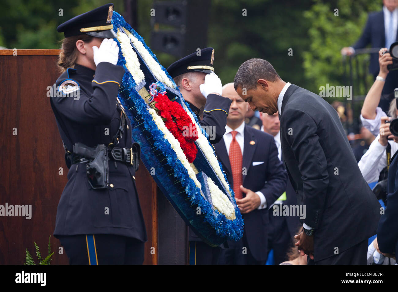 National Peace Officer's Memorial Stock Photo