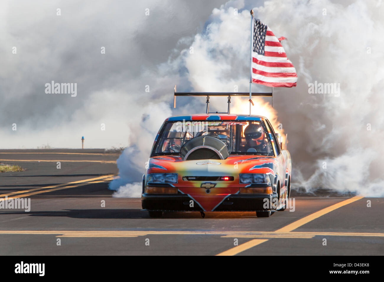 The Flash Fire Jet Truck at the Stuart Air Show Stock Photo