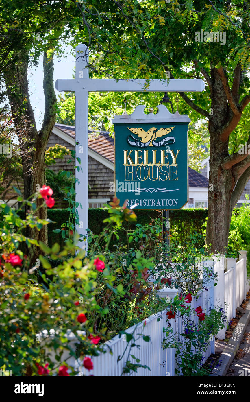 Kelly House Hotel, Edgartown, Martha's Vineyard, Massachusetts, USA Stock Photo