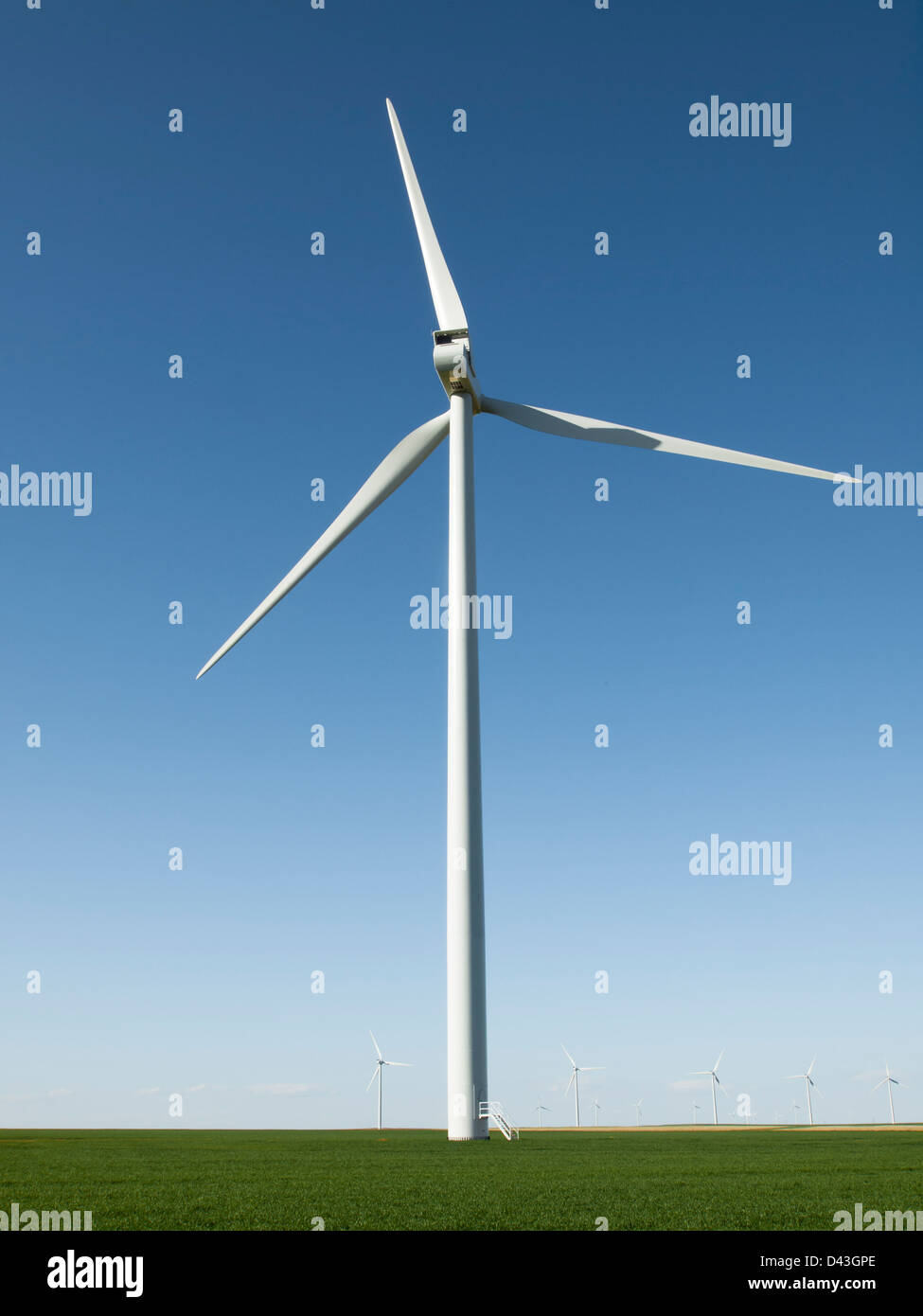 Wind turbines farm in Limon, Colorado Stock Photo Alamy