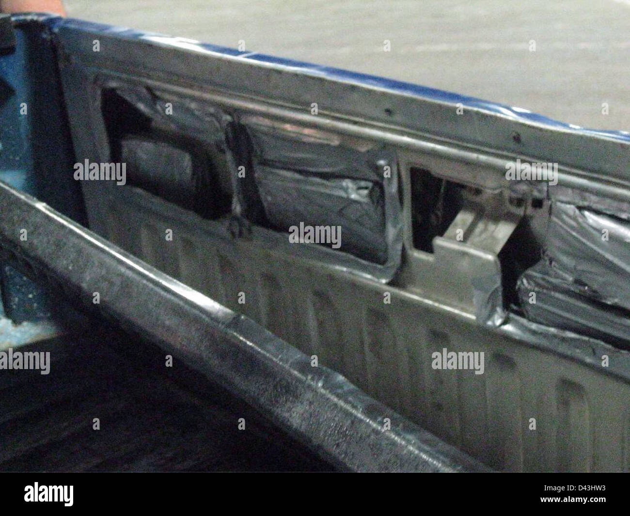 CBP officers seized marijuana packages hidden in the walls of a pickup ...