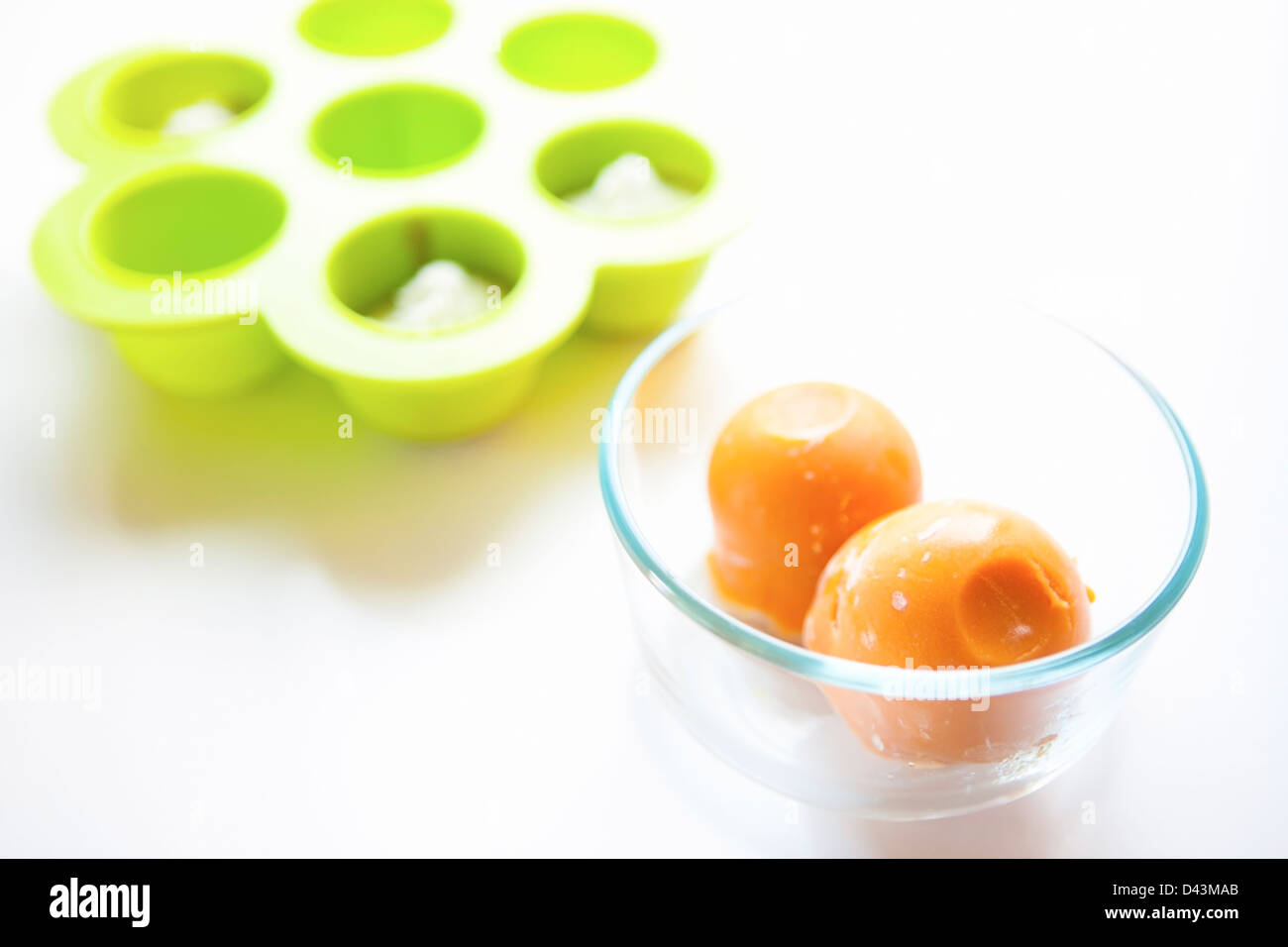 Frozen baby food
