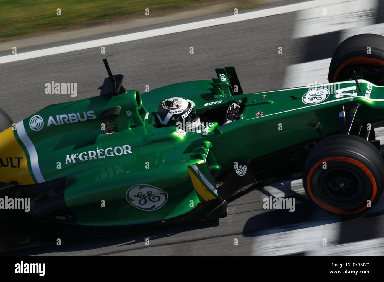 Motorsports FIA Formula One World Championship 2013, Tests in