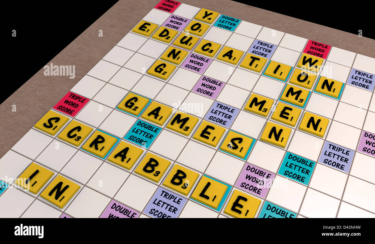Scrabble board blank hires stock photography and images Alamy