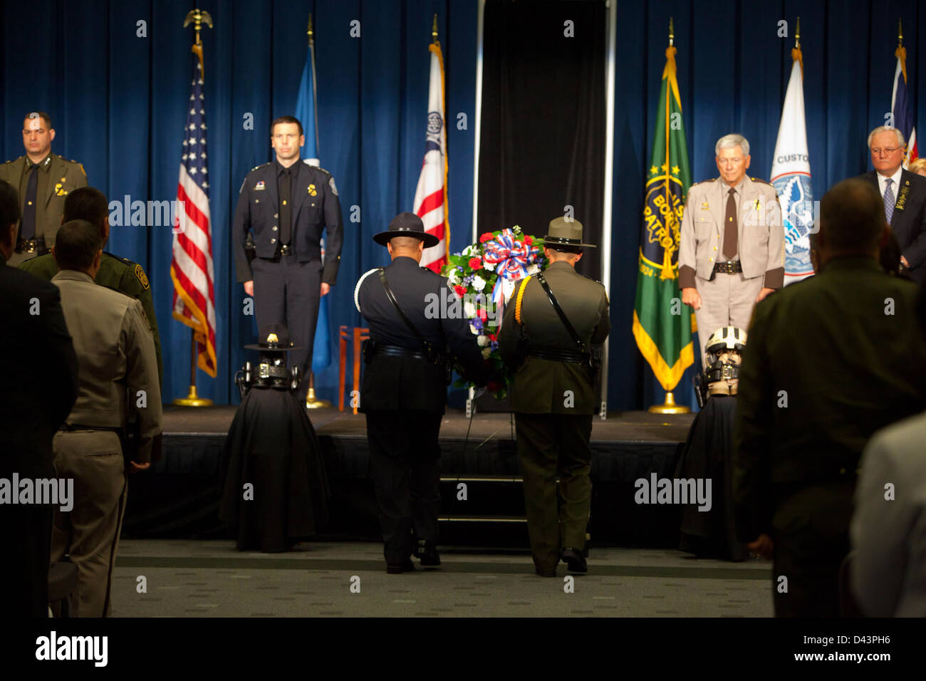 CBP Valor Memorial Stock Photo