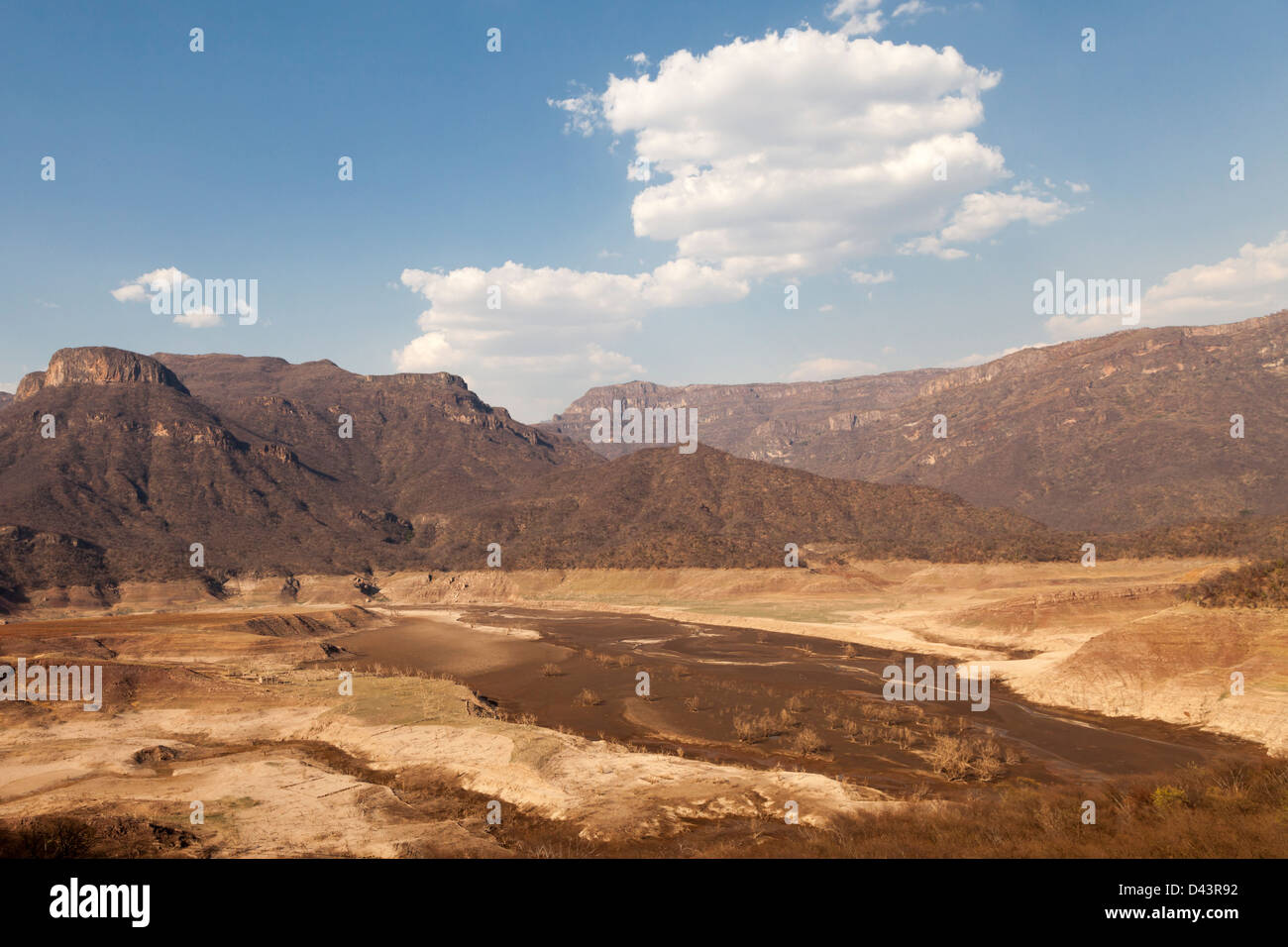 High Mountains in the Copper Canyon in Mexico. Copper Canyon is a group of canyons consisting of