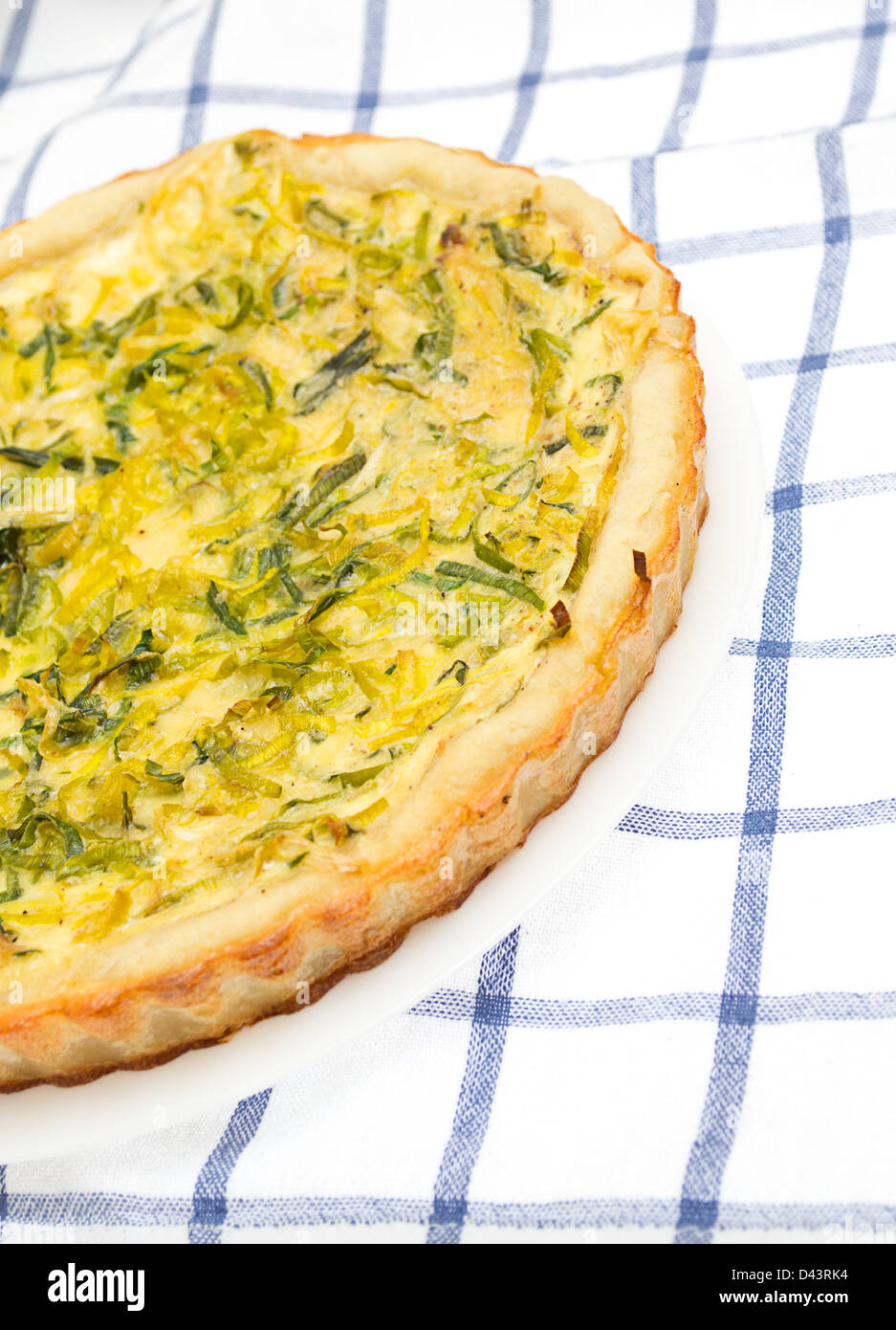 French onion quiche Stock Photo Alamy