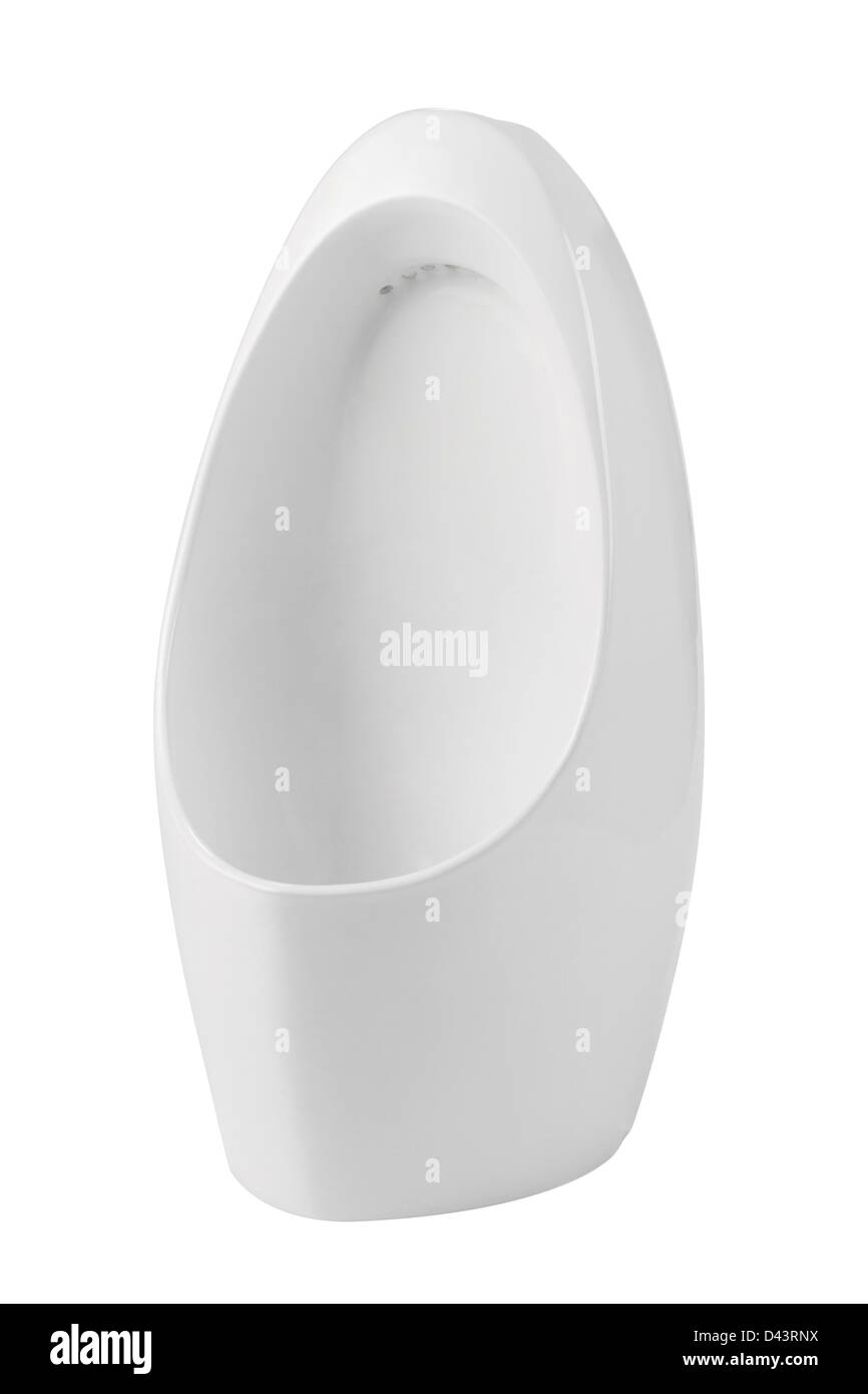 Nice design of the urinate toilet bowl on white Stock Photo Alamy