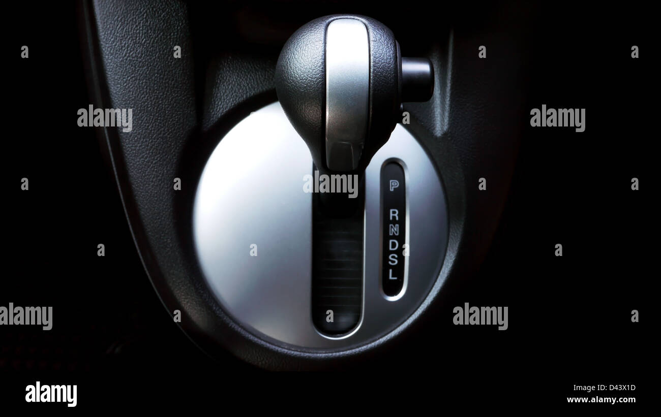 Gear Lever or Shift Lever Stock Photo